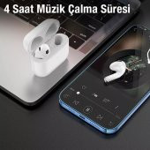 Polham IP5X Su Geçirmez Dokunmatik BT 5.3V Mikrofonlu Bluetooth Kulaklık, 300 Mah Şarjlı Kulaklık - 5