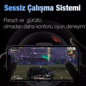 Polham Işıklı Turbo Hızlı Sessiz Telefon Soğutma Fanı, Gamer Oyuncu Radyatör Soğutucu - 2