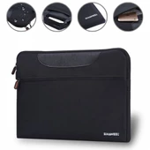 Polham Darbeye Dayanıklı 13,3 İnch Laptop Çantası Macbook Pro Macbook Air Çantası Evrak Çantası - 1