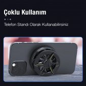 Polham Telefon, Tablet İçin Radyatörlü Telefon Soğutucu Fanı, Manyetik Magsafe Uym Kasırga Soğutucu - 3