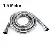 Polham 1.5Metre Hortumlu Sprey Tabancalı Lavabo ve Tuvalet Musluğu, Çelik, Su Sızdırmaz, 4 Parça Set - 5