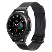 Polham Çelik Milano Loop Samsung Galaxy Watch 20MM ve Huawei GT2-GT3- Magic 2 42MM için Kordon Kayış - 1