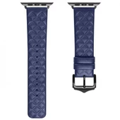 Polham Businessloop Gerçek Deri Apple Watch 38-40-41MM için Kordon Kayış, Tüm Ciltlere Uyumlu Kayış - 6