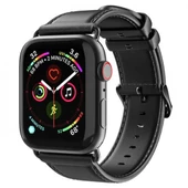 Polham Hermes Loop Deri Apple Watch 42-44-45MM Kordon Kayış, Ultra Hafif, Çelik Tokalı Kayış - 1
