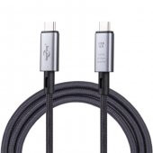 Polham 1MT USB 4.0 240W Thunderbolt Type-C to Type-C Şarj, Data ve 8K 60Hz Görüntü Aktarım Kablosu - 1