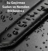Polham Hermes Loop Samsung Galaxy Watch 20MM ve Huawei GT2-GT3-Magic 2 42MM İçin Deri Kayış Kordon - 5