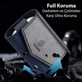 Polham Apple Airpods 3 Mıknatıslı Deri Kılıf, Mantetik Açılıp Kapanan, Minimalist ve Şık Kılıf - 10