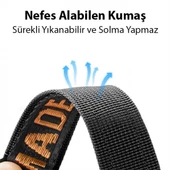 Polham Climberloop Apple Watch 42-44-45MM Ultra Rahat ve Hafif Kordon Kayış, Cırt Cırtlı Bağlantılı - 2