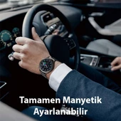 Polham Çelik Milano Loop Samsung Galaxy Watch 20MM ve Huawei GT2-GT3- Magic 2 42MM için Kordon Kayış - 11