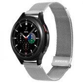 Polham Çelik Milano Loop Samsung Galaxy Watch 20MM ve Huawei GT2-GT3- Magic 2 42MM için Kordon Kayış - 9
