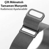 Polham Çelik Milano Loop Samsung Galaxy Watch 22MM ve Huawei GT2-GT3- Magic 2 46MM için Kordon Kayış - 10
