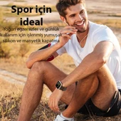 Polham Apple Watch 38-40-41MM İçin Manyetik Silikon Kordon Kayış, Apple Watch 2-3-4-5-6-7-8 ve SE - 8