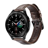 Polham Hermes Loop Samsung Galaxy Watch 20MM ve Huawei GT2-GT3-Magic 2 42MM İçin Deri Kayış Kordon - 11