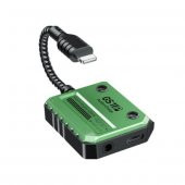 Polham 2in1 30W Mıknatıslı İpad, İphone Lightning Şarj ve 3.5MM Kulaklık Çevirici Çoğaltıcı Adaptör - 1
