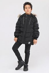 Benittokids Natural Kürklü Erkek Çocuk Kaban 51237 - 8