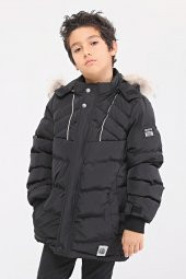 Benittokids Natural Kürklü Erkek Çocuk Kaban 51237 - 11