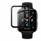 Polham OPPO Watch 2 42MM 3D Full Kavisli Saat Ekran Koruyucu, PMMA Baloncuk Bırakmaz Koruyucu - 1