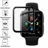 Polham OPPO Watch 2 42MM 3D Full Kavisli Saat Ekran Koruyucu, PMMA Baloncuk Bırakmaz Koruyucu - 2