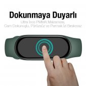 Polham Xiaomi Mi Band 7 Full Kaplama Ekran Koruyucu, Su Geçirmez,parmak Izi Bırakmaz 3d Koruyucu - 3