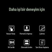 Polham 9D Ultra Sert ve Dayanıklı iPhone 14 6.1 Ful Kaplama Kırılmaz Ekran Koruyucu, Glue-Tempered - 3