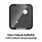 Polham 0.15MM Ultra Şeffaf Leke Tutmaz İPhone 14 Kamera Koruyucu Kırılmaz Lens, Kamera Lens Koruyucu - 3