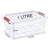 Turan Plastik 1 No Smart Box 1 Litre TRN-153 - 2