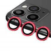 Binano Metal Ring Iphone 11 Pro/11 Pro Max Kırmızı Kamera Koruyucu - 1