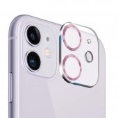 BİNANO IPHONE 11/12 MİNİ 3D PRO PEMBE CAMERA KORUY thumbnail 2