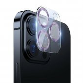BİNANO IPHONE 12 PRO MAX 3D PRO LİLA CAMERA KORUYU - 2