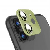 BİNANO IPHONE 11 PRO/11 PRO MAX 360 METAL AÇIK YEŞİL CAMERA KORUYUCU - 1
