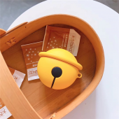 E2M AIRPODS 1-2 KILIF YUVARLAK ZİL SARI thumbnail 4