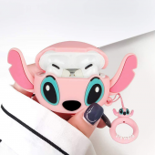 E2M AIRPODS PRO KILIF STITCH PEMBE - 2