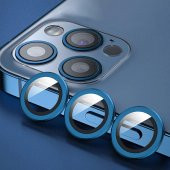 Binano Metal Ring Iphone 13 Pro/13 Pro Max Mavi Kamera Koruyucu thumbnail 1