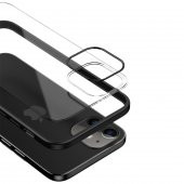 BİKAPAK ELIT SHINE IPHONE 12 MİNİ FULL SİYAH KAPAK thumbnail 2