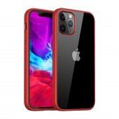 BİKAPAK ELIT SHINE IPHONE 12 PRO MAX FULL KIRMIZI thumbnail 1