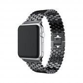 E2M Apple Watch 42-44mm KRD-16 Metal Siyah Kordon - 2