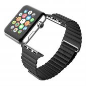 E2M APPLE WATCH 42-44MM KRD-06 DERI BÜKME BORDO KORDON BORDO - 3