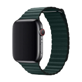 E2M APPLE WATCH 38-40MM KRD-06 DERI BÜKME YEŞİL KORDON - 2