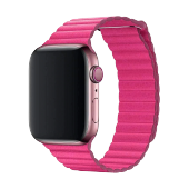 E2M APPLE WATCH 42-44MM KRD-06 DERİ BÜKME PEMBE KORDON - 2