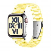 E2M Apple Watch 42-44mm KRD-22 Candy Sarı Kordon - 2