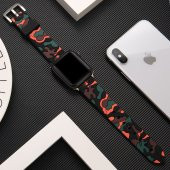 E2M Apple Watch 38-40mm KRD-24 Kamuflaj Mavi Kordo - 1