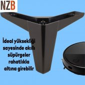 Lüks Mobilya Kanepe Sehpa TV Ünitesi Koltuk Ayağı 10 cm Siyah Baza Ayak - 5