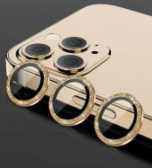 BİNANO IPHONE 11 PRO DIAMOND GOLD CAMERA KORUYUCU thumbnail 1
