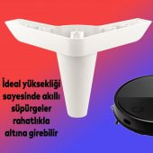 Lüks Mobilya Kanepe Sehpa TV Ünitesi Koltuk Ayağı 11 cm Beyaz Baza Ayak - 2