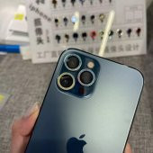 BİNANO IPHONE 11 PRO MAX DIAMOND KARIŞIK YEŞİL CAMERA KORUYUCU - 2