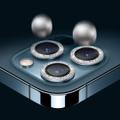 BİNANO IPHONE 11 PRO MAX DIAMOND SİYAH CAMERA KORUYUCU - 3