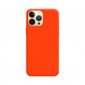 BİKAPAK ECO SENSE IPHONE 13 PRO MAX TURUNCU KAPAK - 2