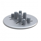 E2M STD-08 KABLO DÜZENLEYİCİLİ TELEFON STANDI GÜMÜ - 2