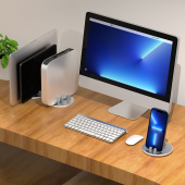 E2M STD-08 KABLO DÜZENLEYİCİLİ TELEFON STANDI GÜMÜ - 3