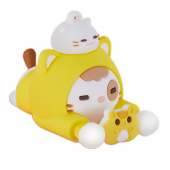 E2M SEVİMLİ KEDİ ANAHTARLIKLI TELEFON STANDI SARI - 2